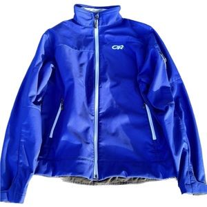 🎯Outdoor Research Full Zip Jacket Coat Blue Size Medium